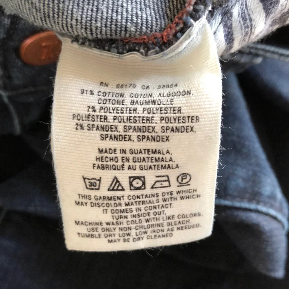 Pilcro Dark Wash Jeans size 28 - Picture 5 of 6